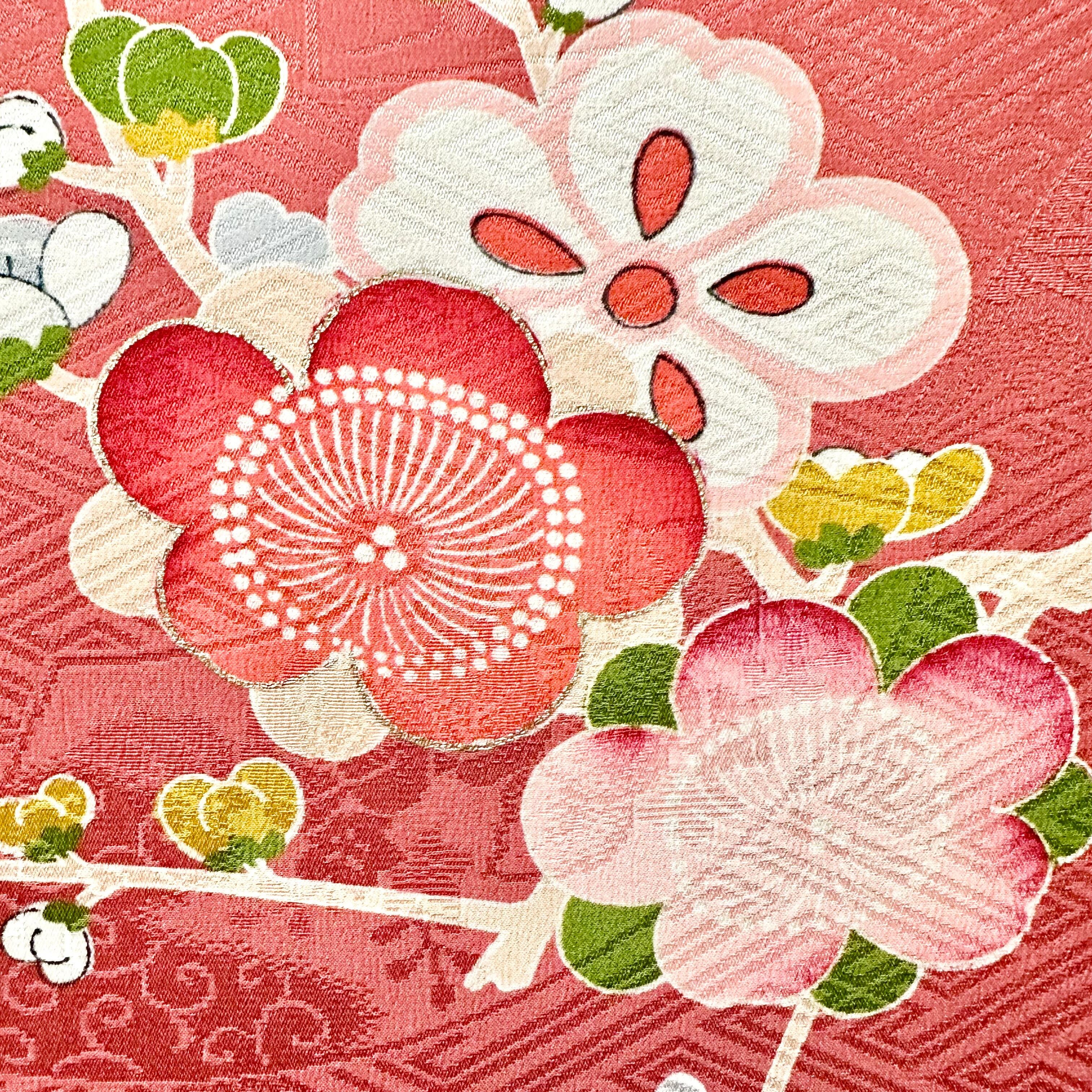 アンティーク 花模様 パネル1945mm×1350mm