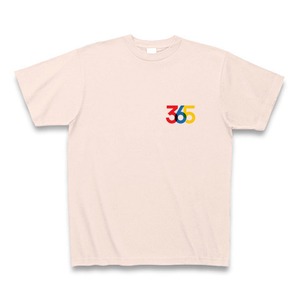 ポップな赤・青・黄365TシャツＤ（ワンポイント）