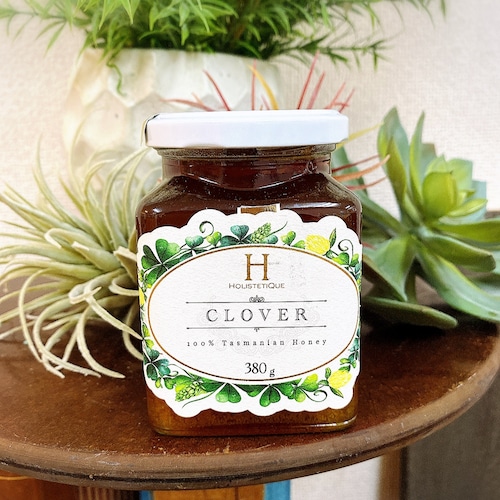 オーガニック　クローバーはちみつ　HTQ CLOVER Honey 380g