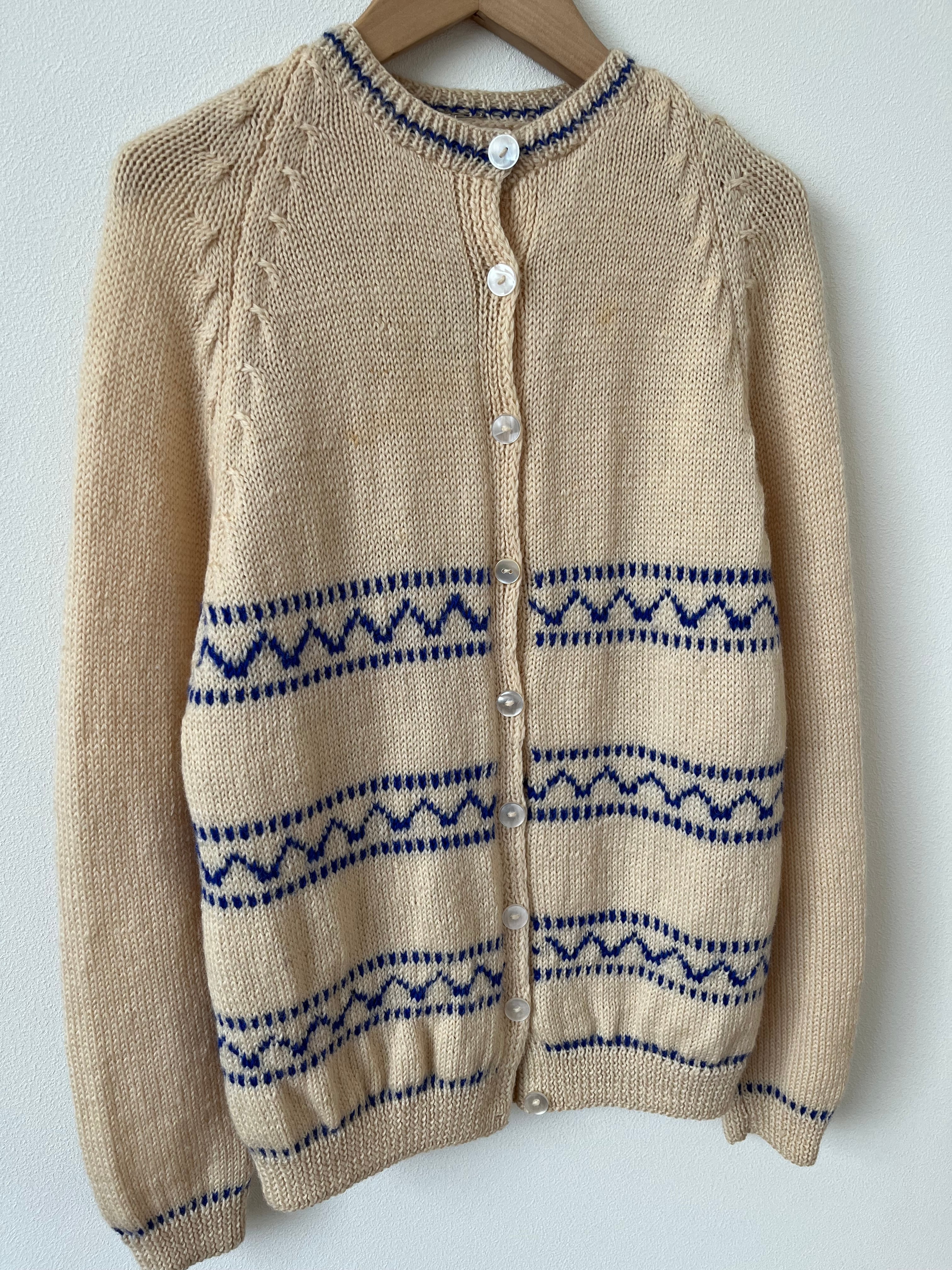 古着 handmade ニットカーディガン