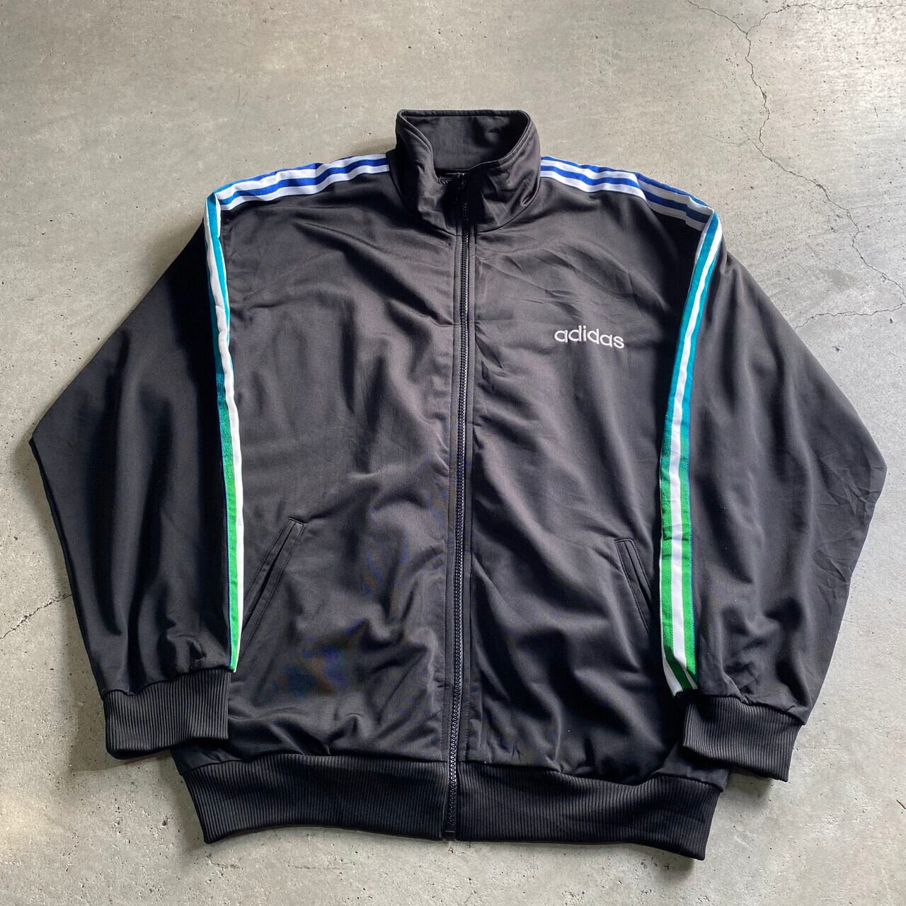 90年代 adidas アディダス トレフォイルロゴ 刺繍 グラデーション