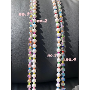 【即納】COLORFUL BEADS MIX STRAP -4type-