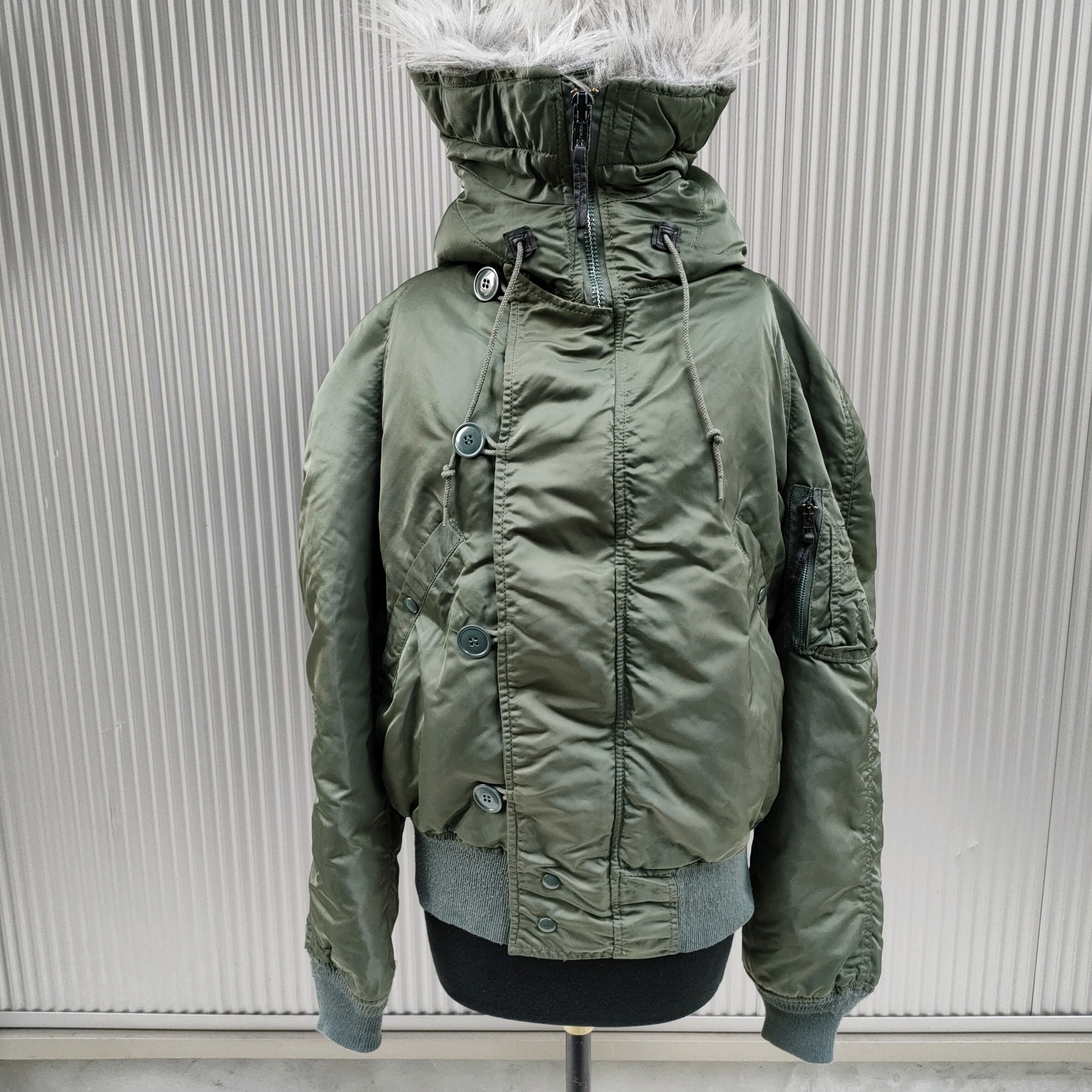 USA製 ALPHA INDUSTRIES フライトジャケット L-2B 90s-