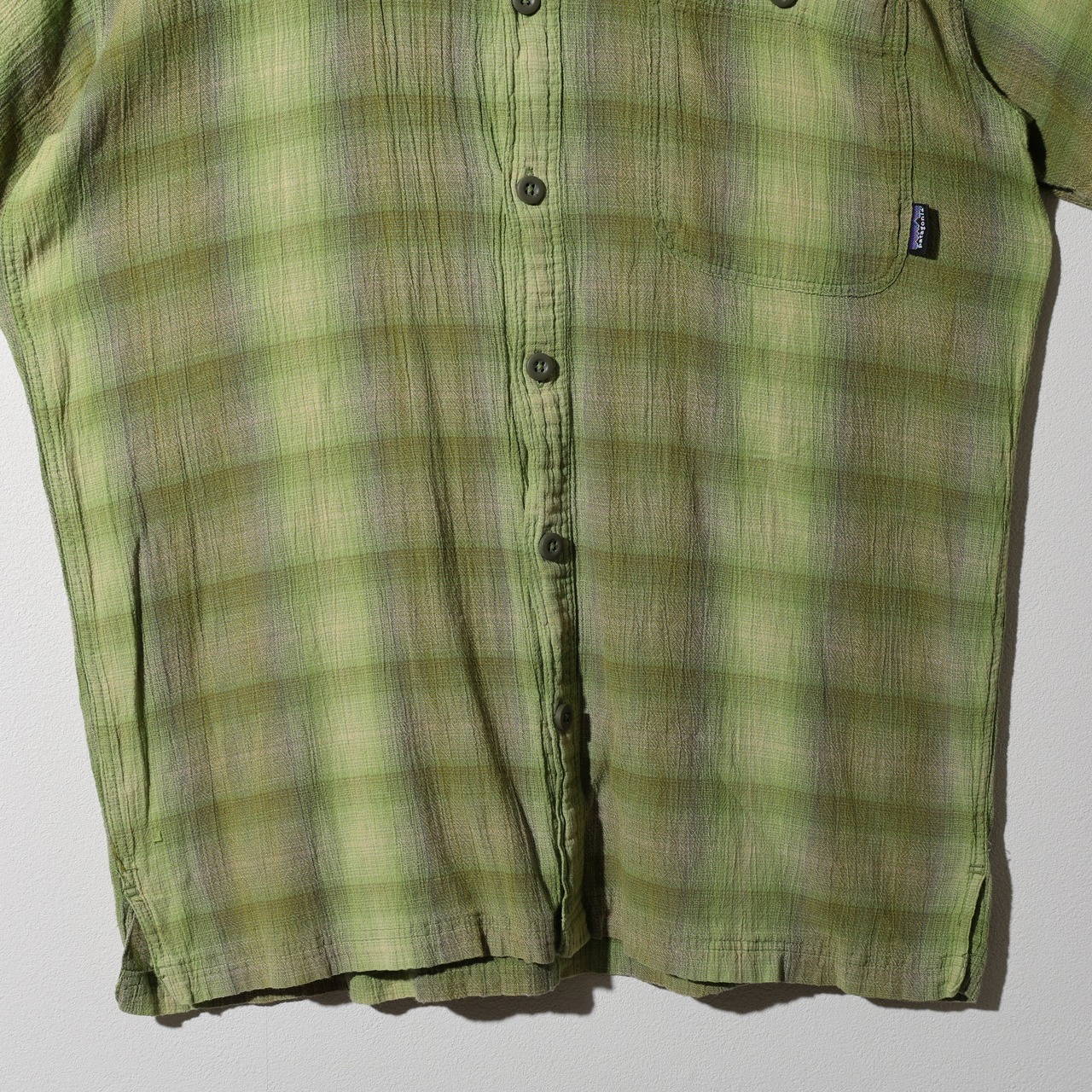 美品 M オンブレ 08年 A/C Yarn Dye Shirt Patagonia ACシャツ ヤーンダイ パタゴニア