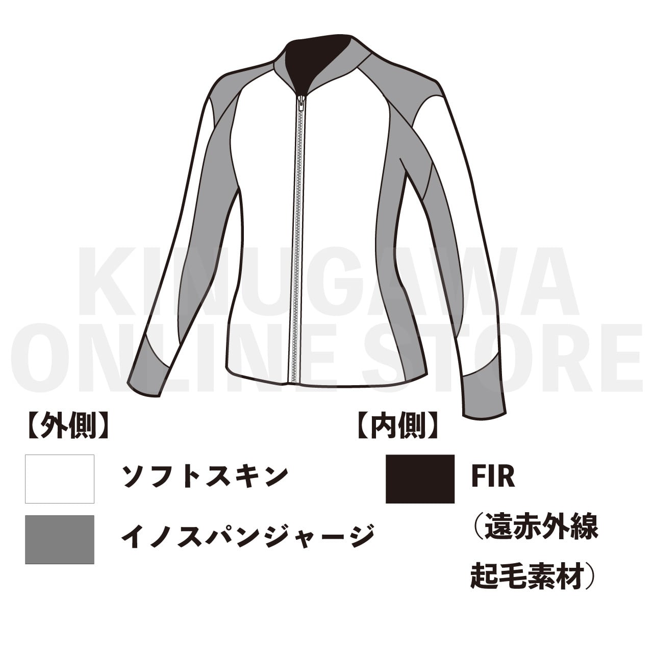 B.E. 3mmスキンジャケット ウィメンズ GULL ガル ウエットスーツ