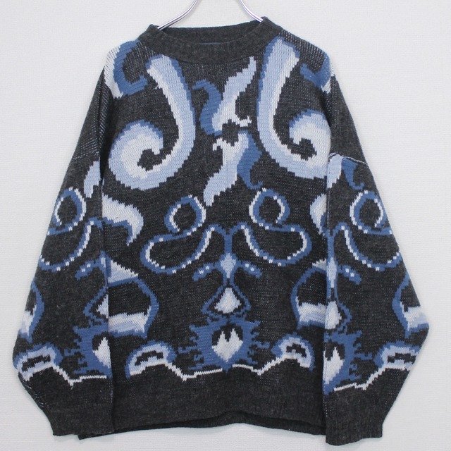 【Caka act2】Artistic Design Vintage Jacquard Knit