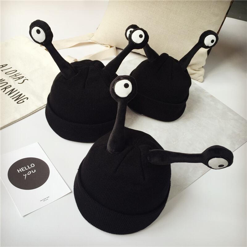 ウールフードニット 帽子 大人ガーリー スウィート キュート カジュアル ブラック・アイド・ピーズ14747093193