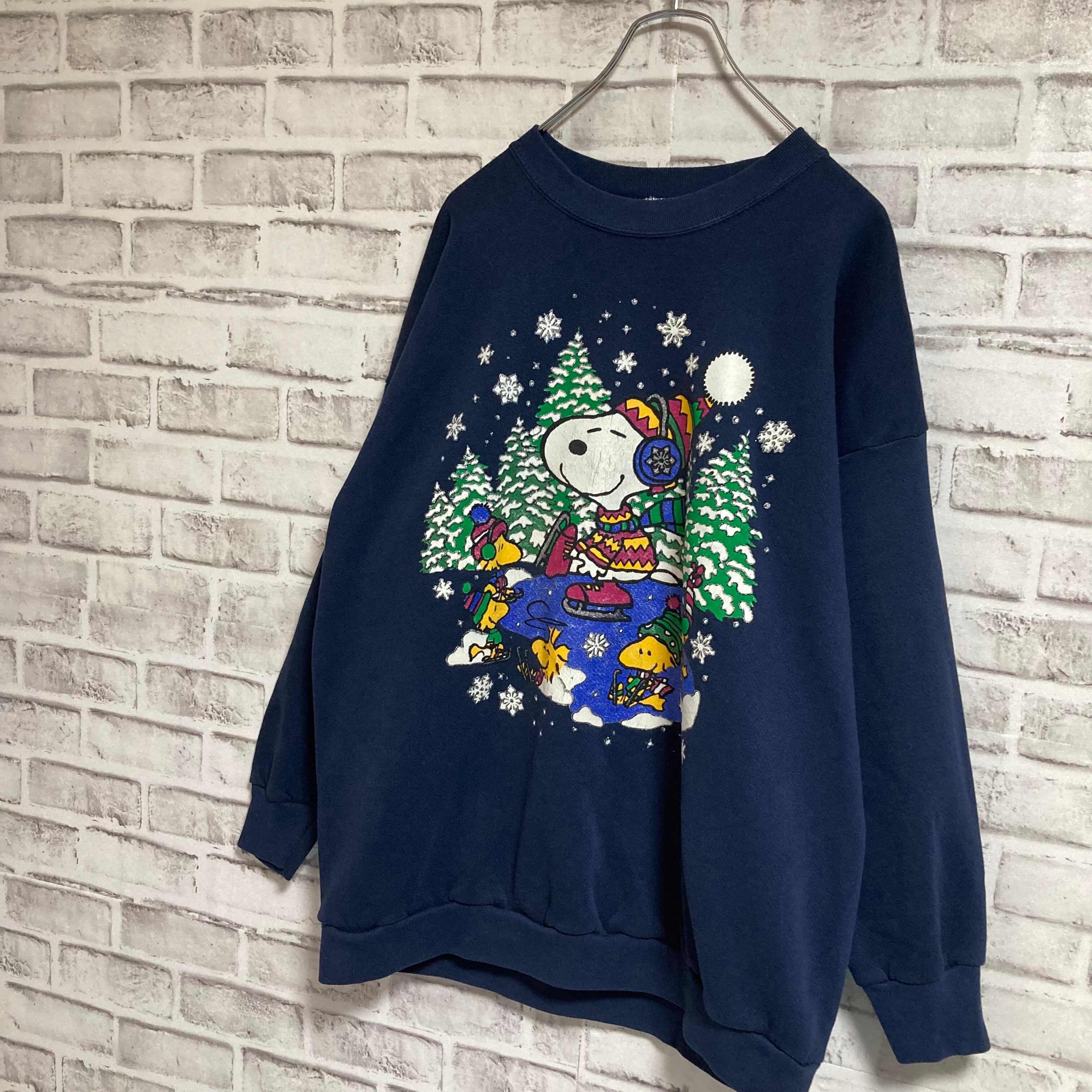 vintage 60s sweat PEANUTS スヌーピー　ウッドストック