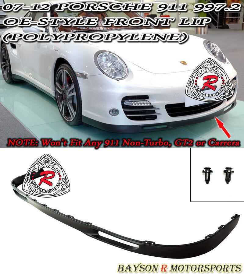 人気新品 07-13 ポルシェ 新品 997 フロントバンパーリップ 未塗装