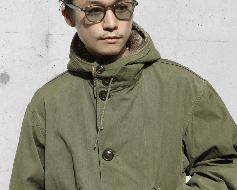 US ARMY] Vintage M-45 Parka [Mid 1940s-] Overcoat Parka M-1945