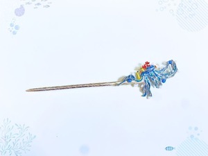 オーダーメイドのかんざし - 海の愛らしい生き物を取り入れたデザイン