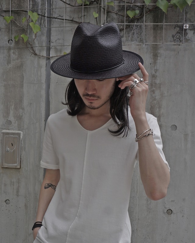 ASKYY / Y PANAMA HAT / BLK