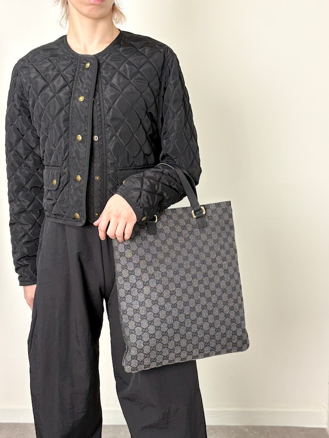 GUCCI グッチ GGキャンバス トートバッグ ブラック キャンバス vintage ヴィンテージ オールド 6trbey