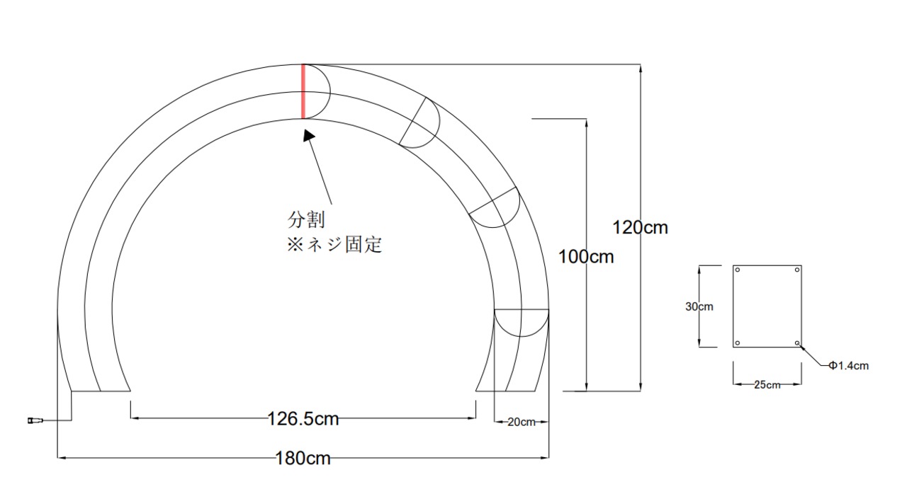スモールワールド　フラワーアーチ120