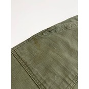 60〜70s US ARMY OG-107 COTTON SATEEN BAKER PANTS Size W32L31→W31L29