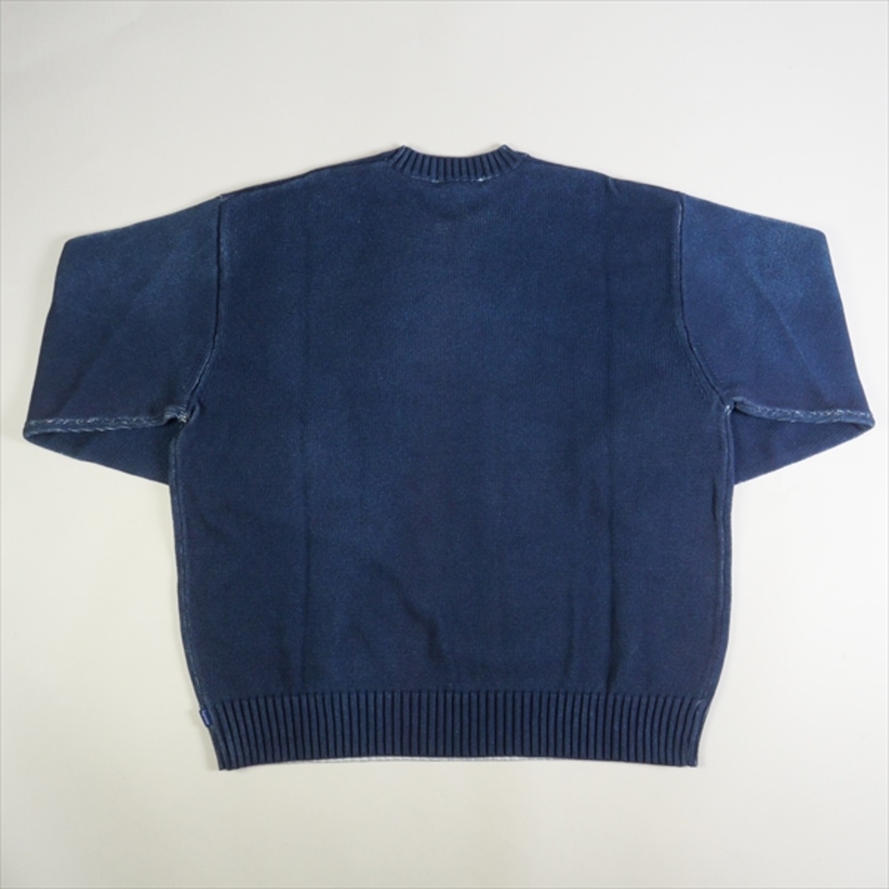 Size【M】 SUPREME シュプリーム 23SS Printed Washed Sweater Navy 