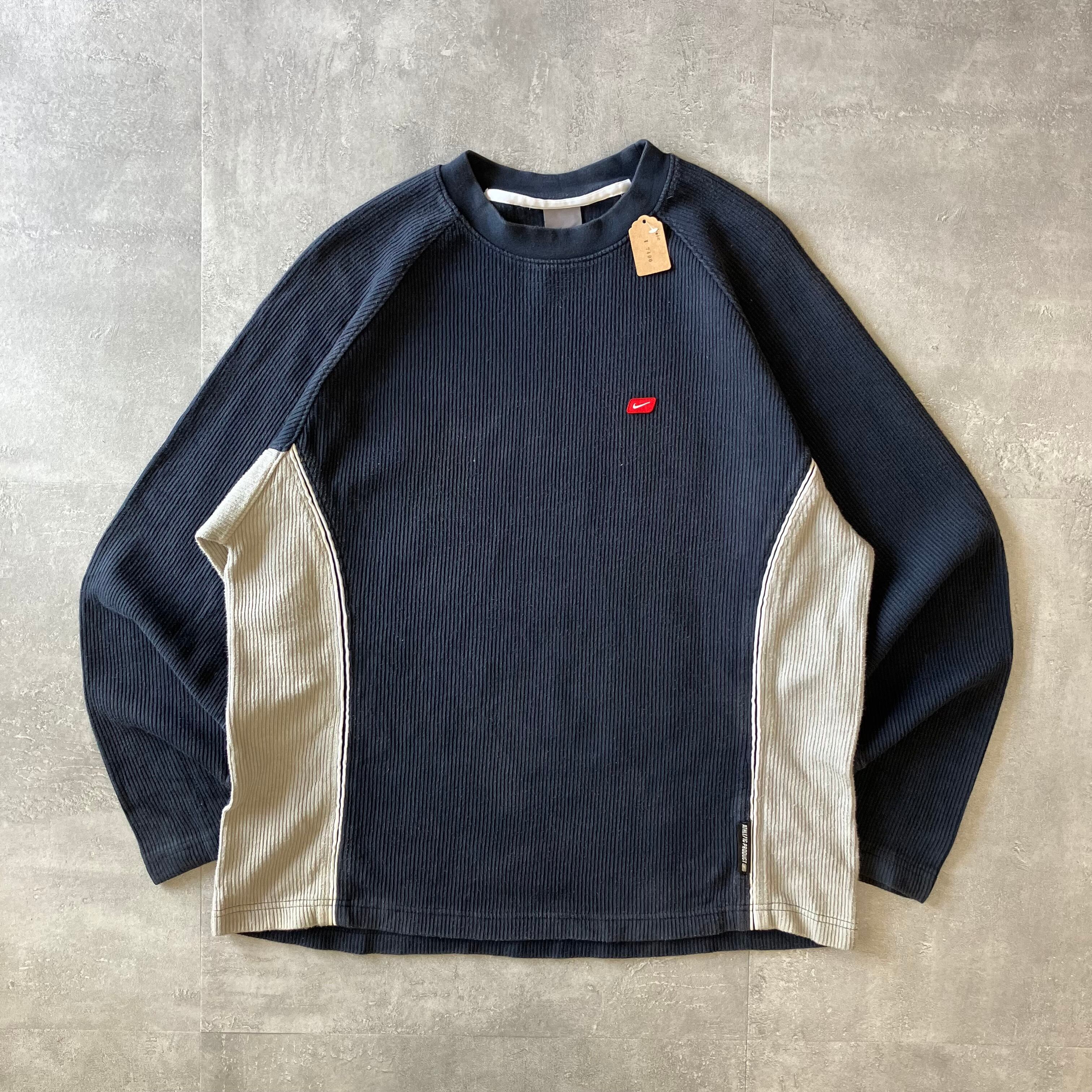 NIKE 00s ピケ カットソー ワンポイントロゴ No.1673