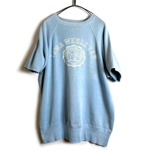 [Iowa Wesleyan] Vintage S/S Sweatshirt [1960s-] Vintage S/S Sweat Shirt