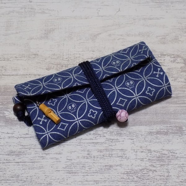 ガシャ髑髏　ハンドメイド　ウエストポーチ　道中財布　リュック ガシャ髑髏ハンドメイドウエストポーチ道中財布