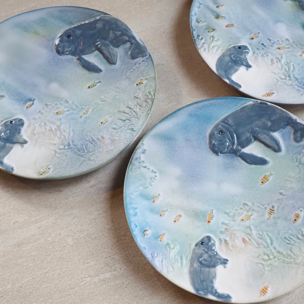 うつわやみたす/マナティ皿