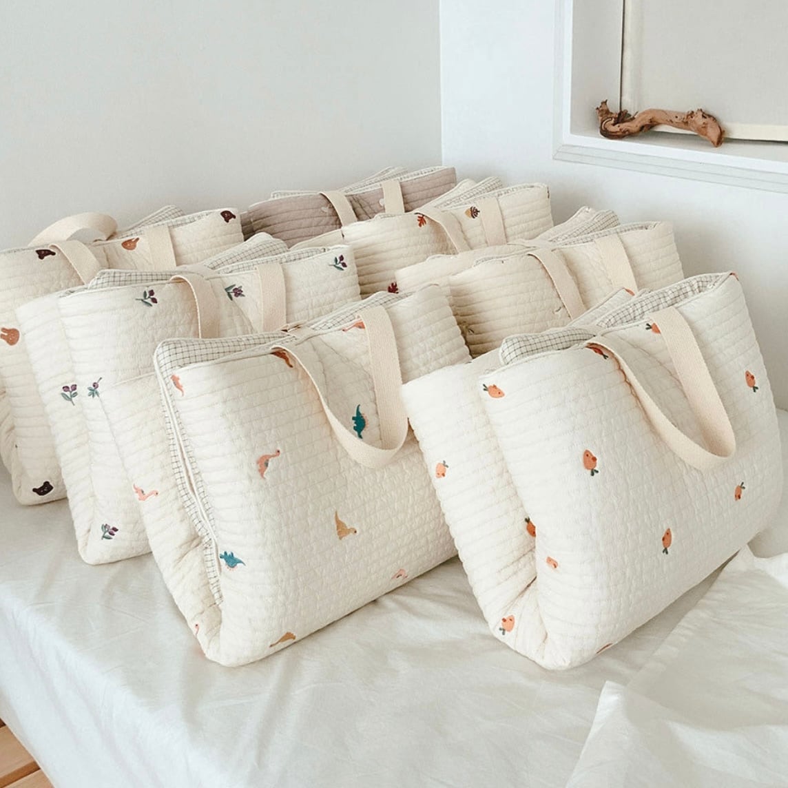 刺繍キルティングお昼寝布団 | イブル&Baby Fabric LilyBlanc（リリー