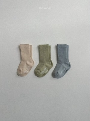 【即納】minirobe / blossom socks tri-species set