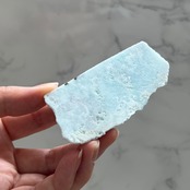 ラリマー原石スライス2*プレート*天然石インテリア*置き物*パワーストーン