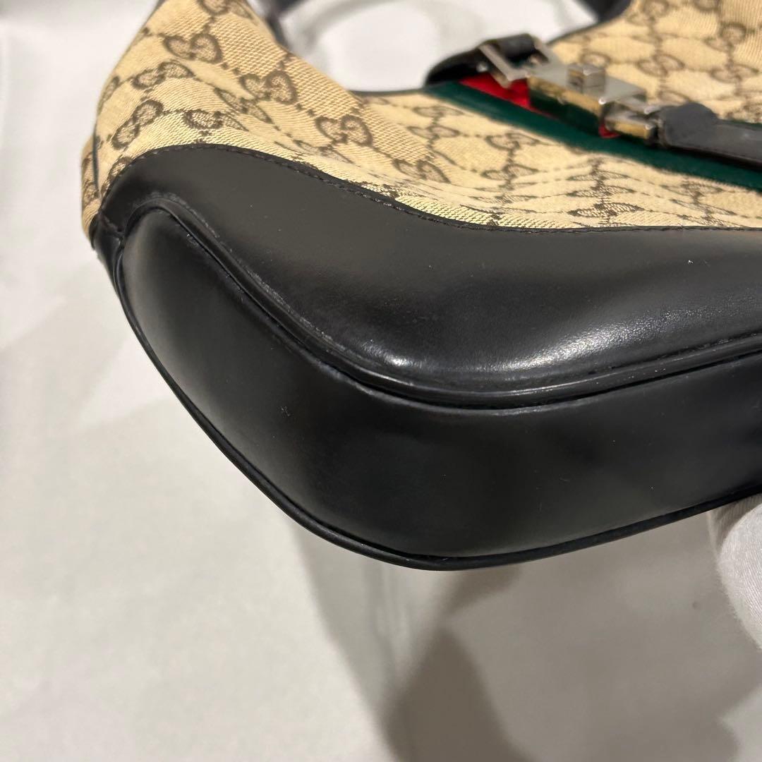 GUCCI グッチ ジャッキー ワンショルダー バッグ シェリーライン GG 柄