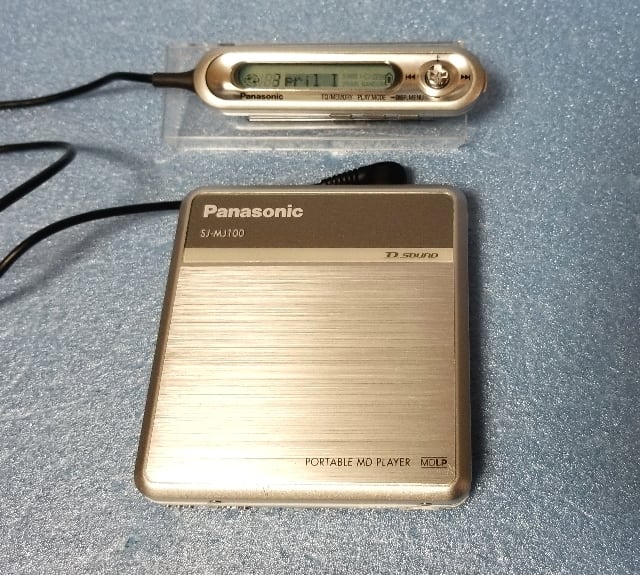 MDポータブルプレーヤー Panasonic SJ-MJ100 MDLP対応 美品・完動品