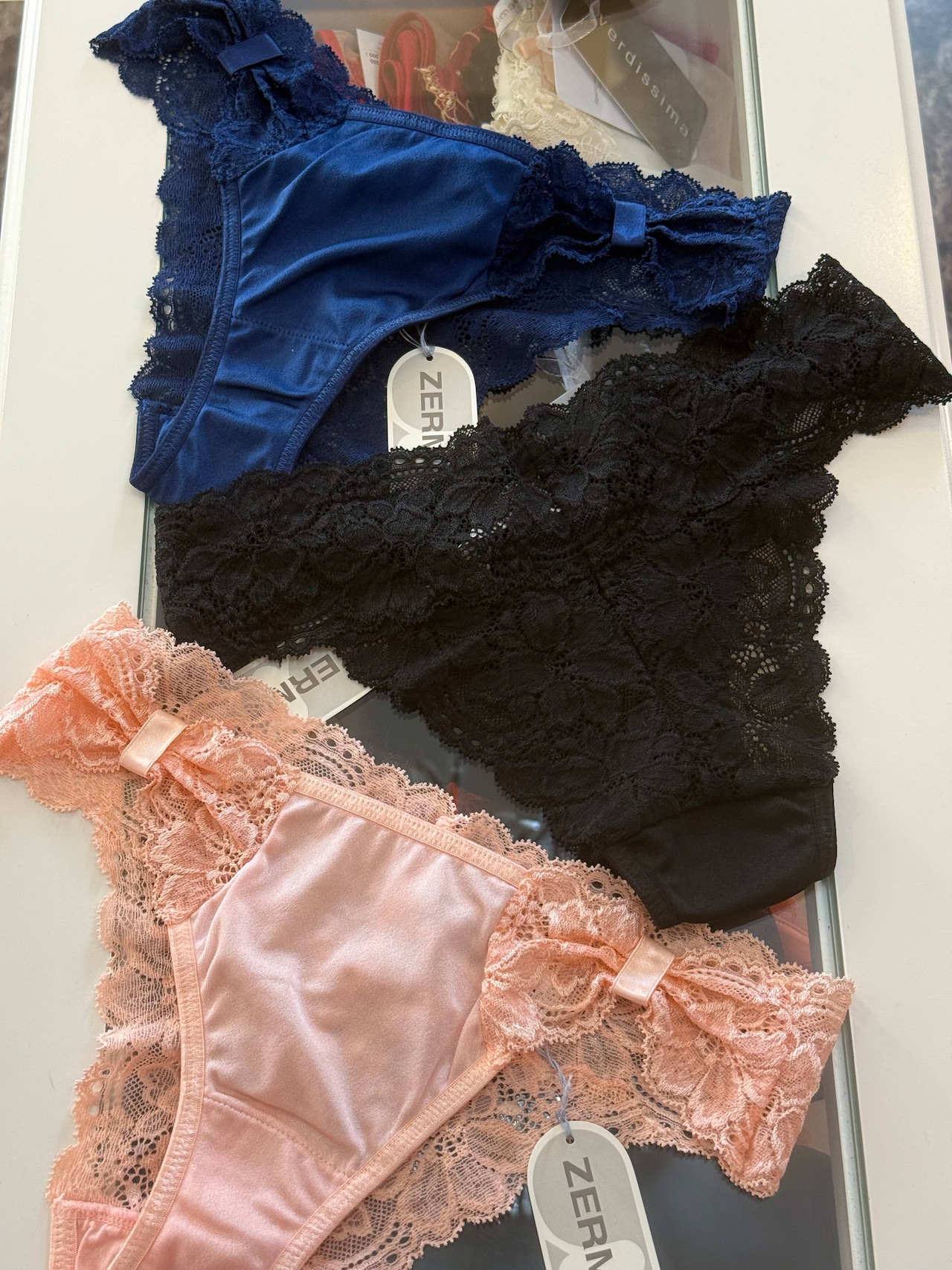 ZERMATT サイドリボンタンガショーツ 7色展開