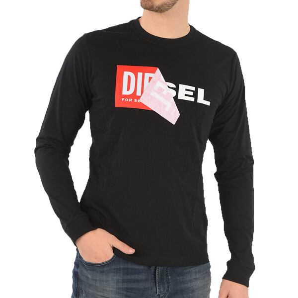DIESEL ロングTシャツ BLACK 品番：T-DIEGO-QA-LONG | buyerssalon