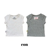 【即納】CON 26/SM ピンポンリブTシャツ｜夏服｜韓国子供服