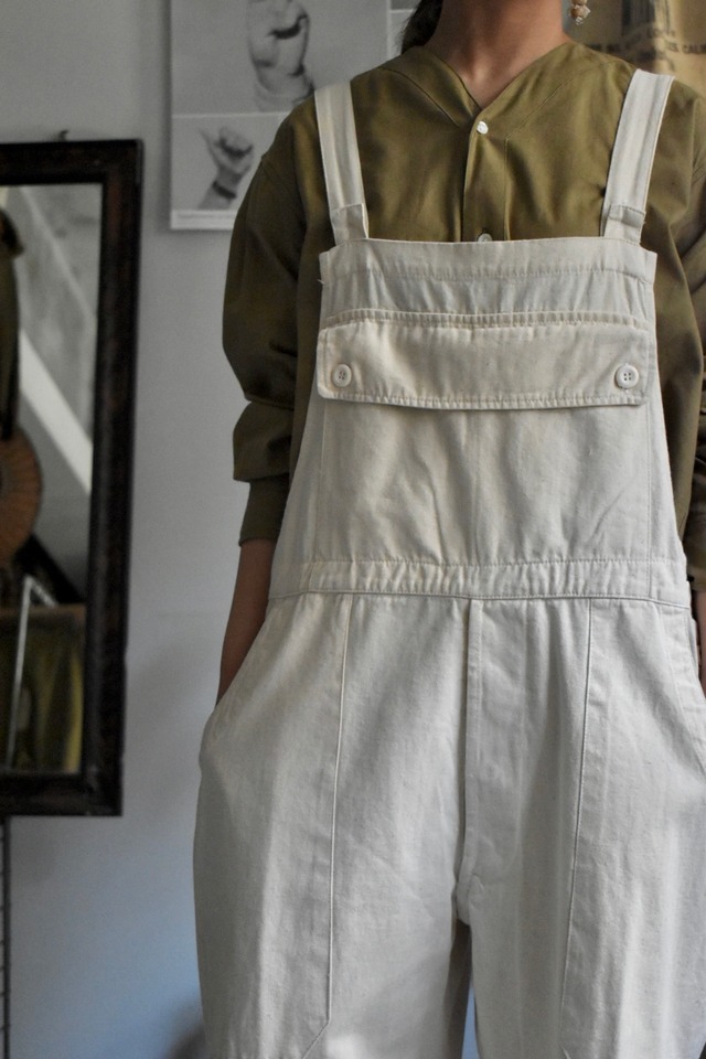 NEW "French navy" "work overall" "white" "reproduction"