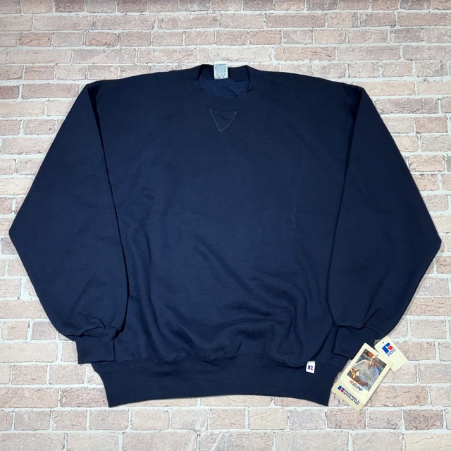 RUSSELL SWEAT SHIRT NAVY USA DEAD STOCK