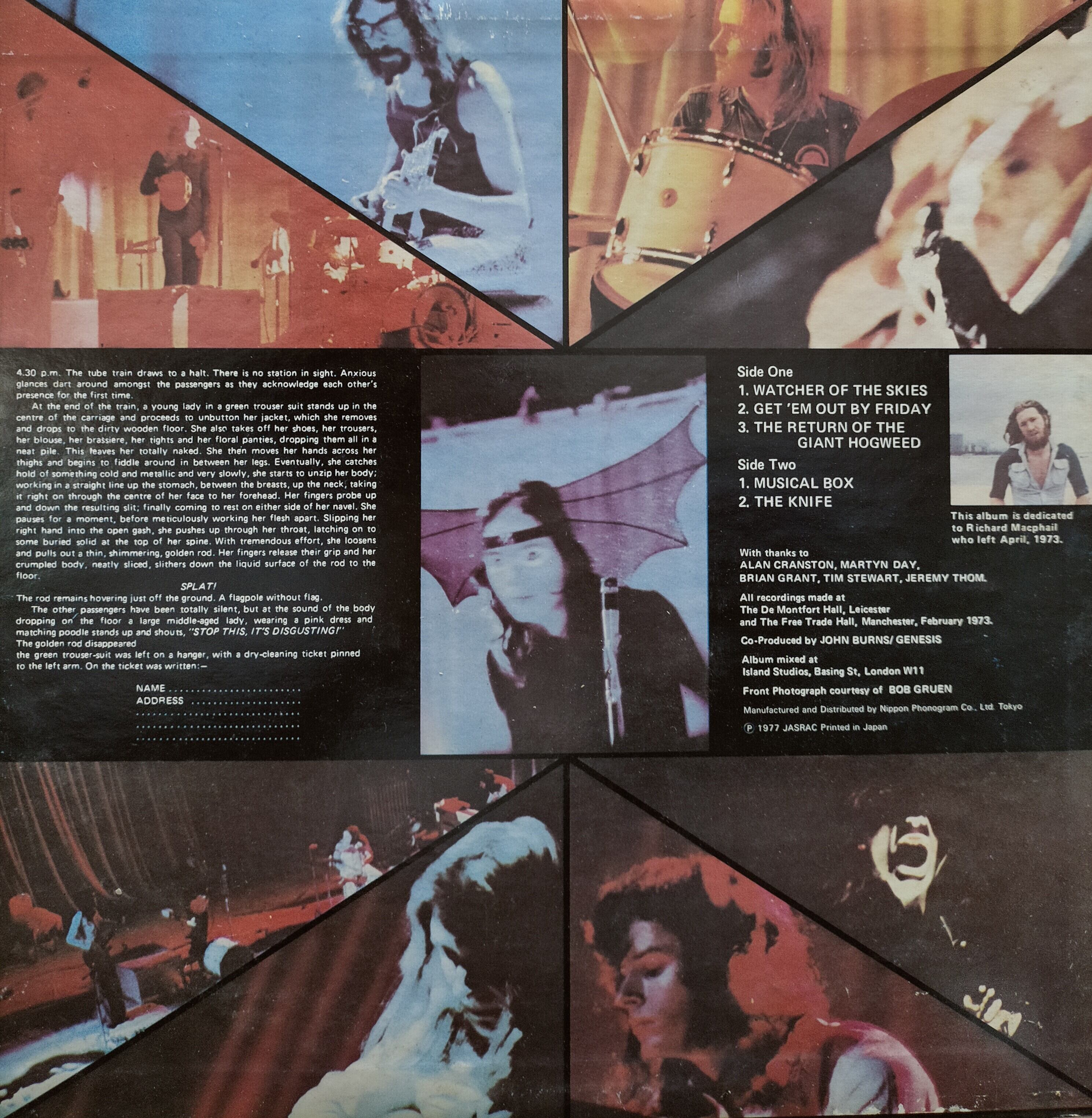 Live　DISCO　LP】Genesis　COMPACT　ASIA