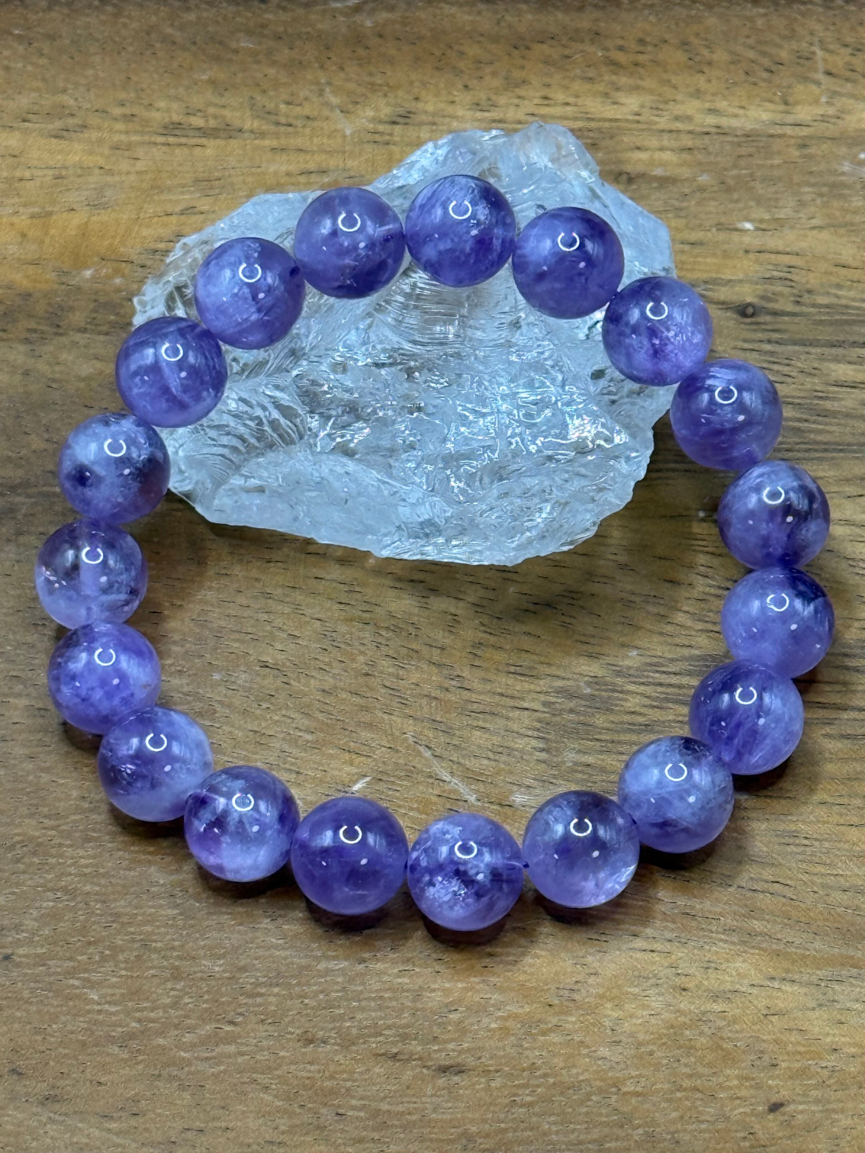 ラベンダーアメジスト 10mm 透明感あり 0133