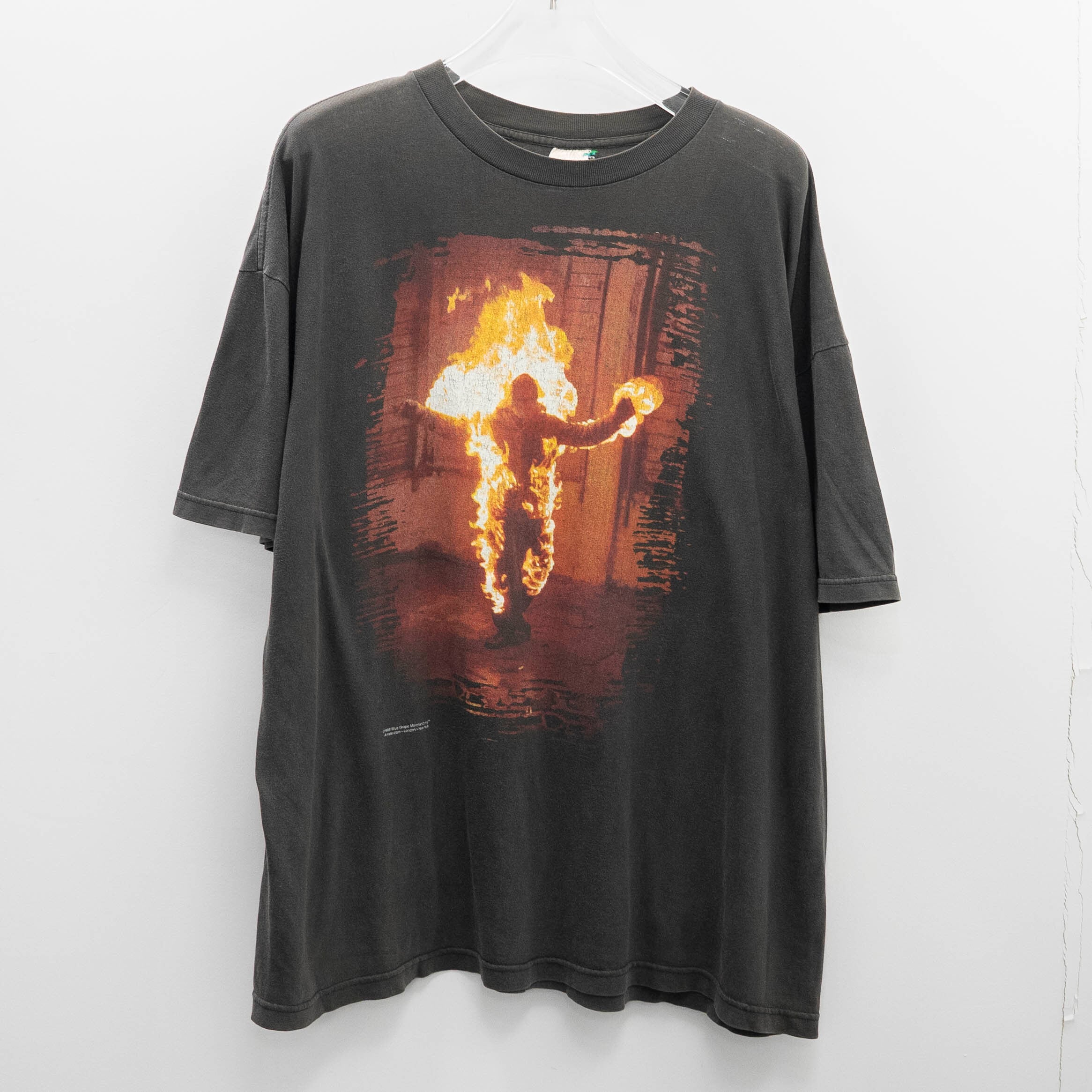 Rammstein " Burning Man Faded " Blue Grape XL【A4-244】