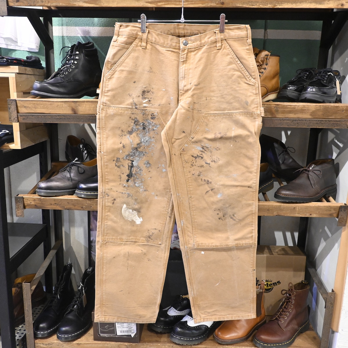 Dickies Duck Painter Pants Men's W34 equivalent cotton Khaki type Vintage Second Hand
