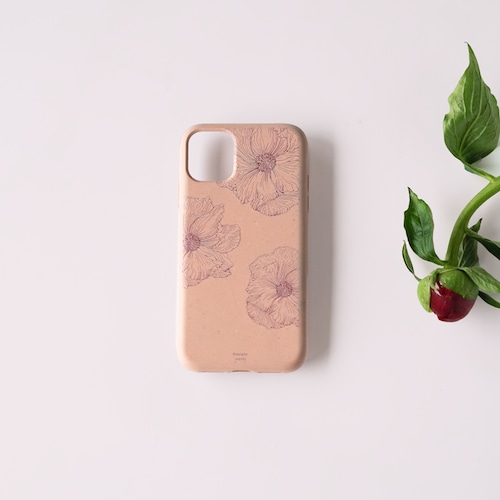 Organic iPhone Case / 夕陽の砂浜のサンドピンク