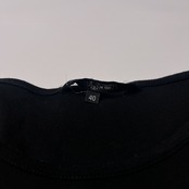 VALENZA SPORTS バレンザスポーツ シルバープリント デザイン 半袖Tシャツ 40/ブラック