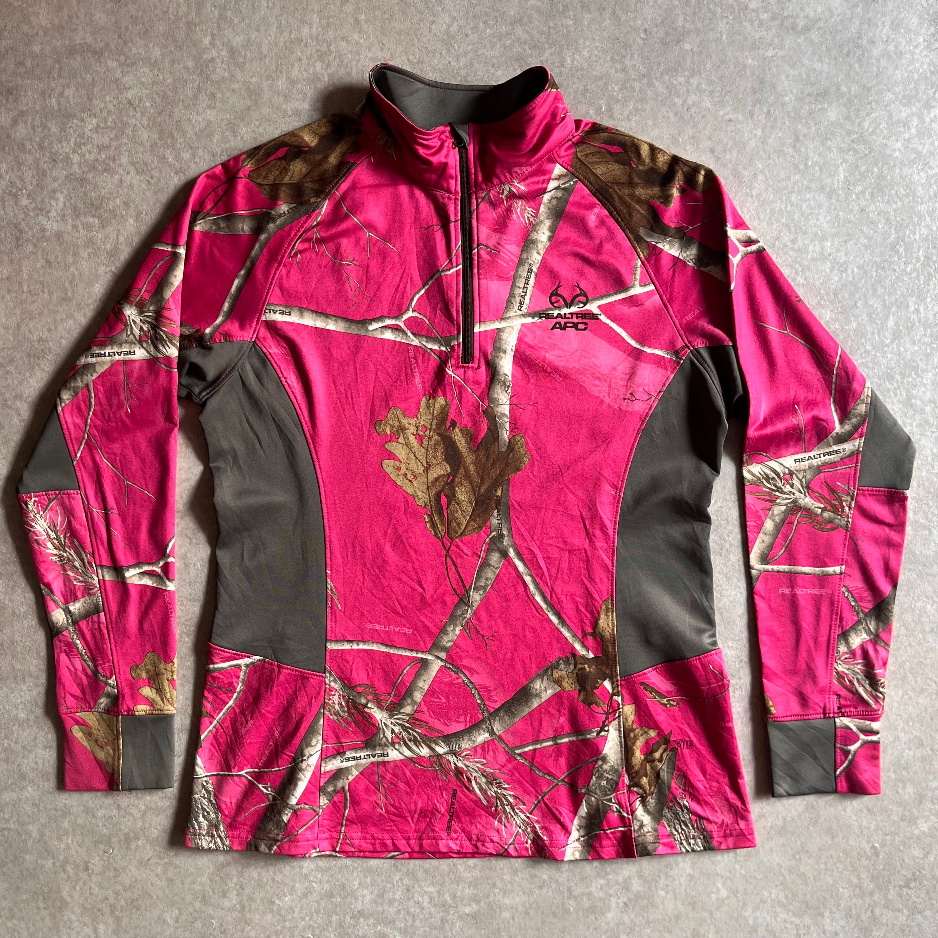 Real Tree APC Camo Zip Pull Over L H639