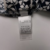 Brooks Brothers ブルックスブラザーズ フローラル総柄 シャツワンピース ロング丈 2/ネイビー ホワイト