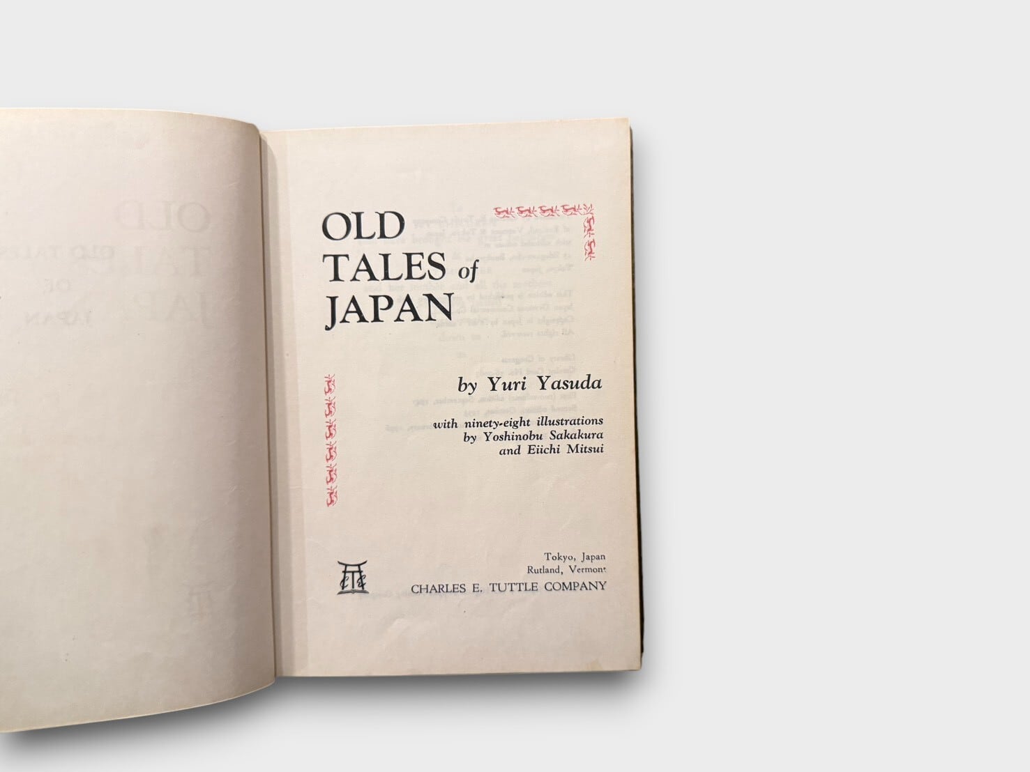 SJ855】Old Tales of Japan(1957) /Yuri Yasuda | KITAZAWA BOOKSTORE