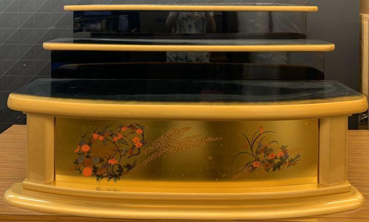 37×3 和泉 花あわせ 飾り台 台 雛人形 3段飾り 37×3 和泉 花あわせ 飾り台台雛人形3段飾り