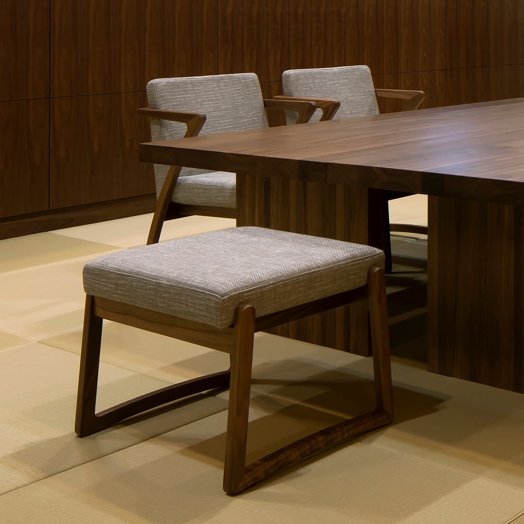 カンナ ローチェア SH380 ウォールナット Cランク［リアルスタイル