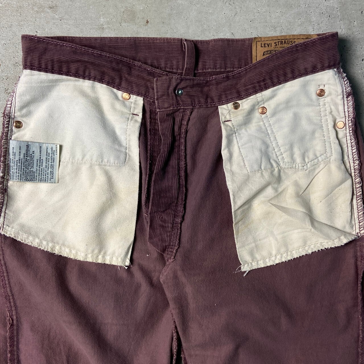古着 ビンテージ 70s エンジ 小豆 コーディロイ ロング スカート 古着 ビンテージ 70s エンジ 小豆 コーディロイ ロング スカート