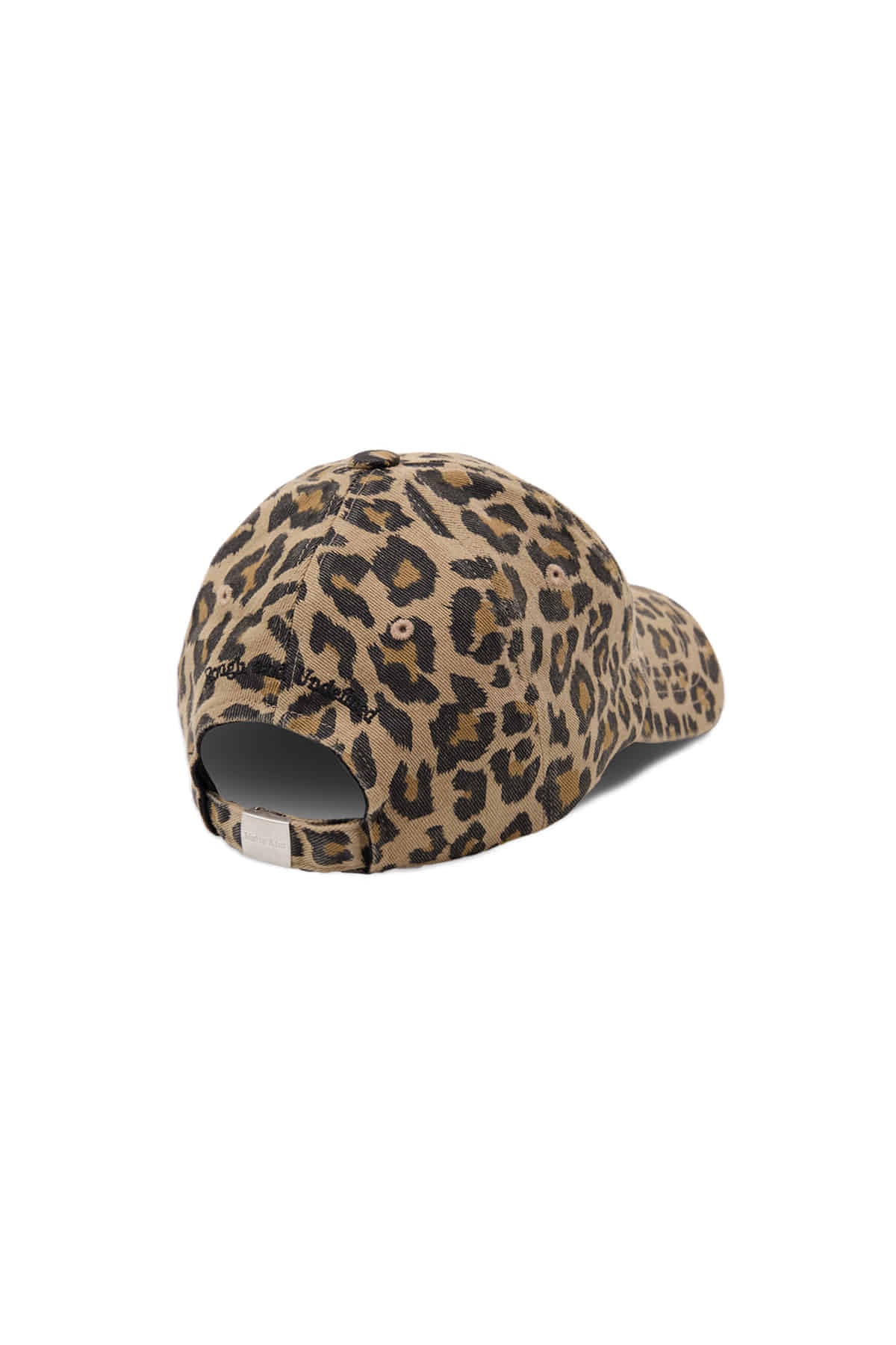 Matin Kim] MATIN LEOPARD VOLUME LOGO BALL CAP IN BEIGE 正規品 韓国