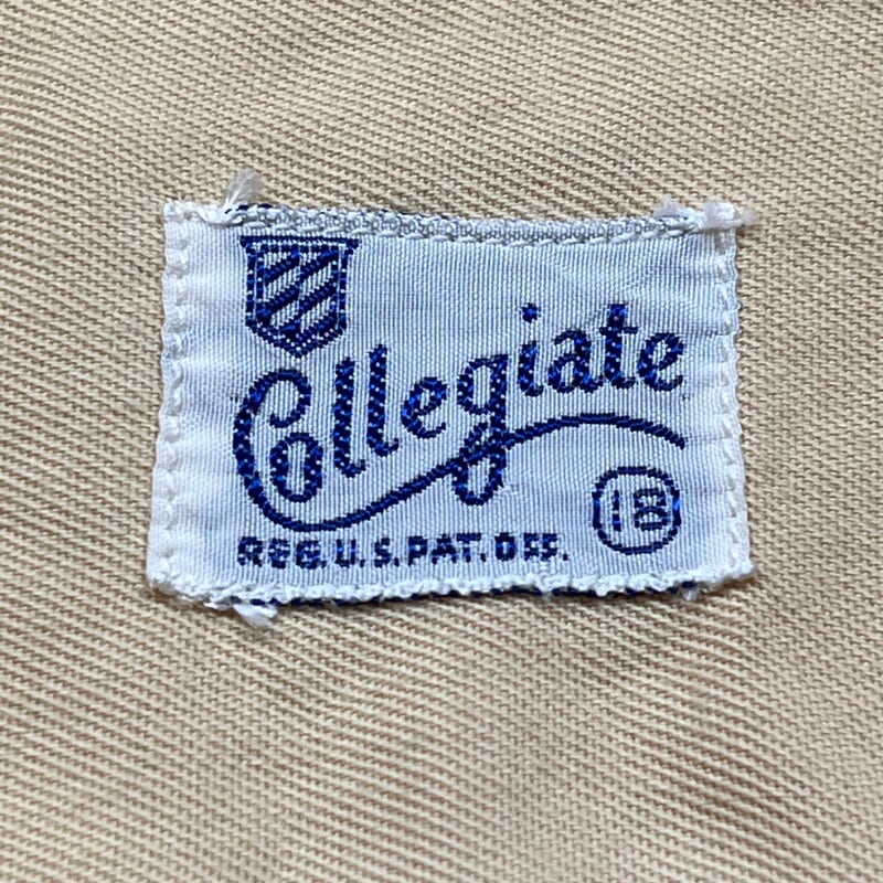 50's Collegiate ウールギャバジンオープンカラーシャツ 2トーン 50's Collegiate ウールギャバジンオープンカラーシャツ 2トーン