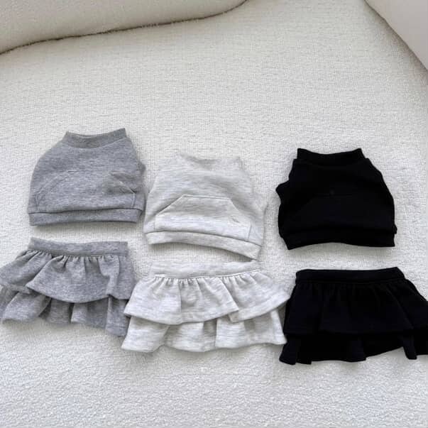 予約【songpyeon】JBStyle Tops＆Skirt Set (3Color)