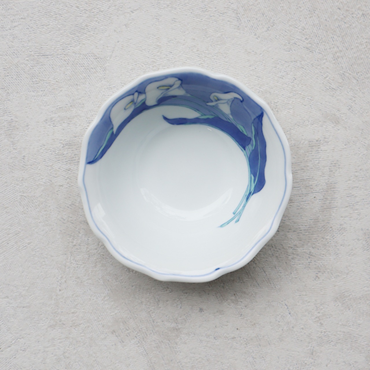 有田焼　水芭蕉　小鉢　14-027